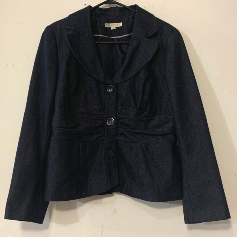 Cleo. Cleo sz 10 Navy Cropped Spring Blazer